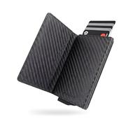Stealth Wallet - Magnetic Closure Carbon Style Slim RFID CardHolder for Men