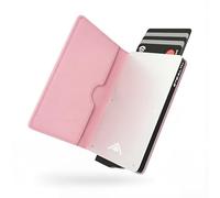 Stealth Wallet - Pink Slim RFID Blocking Pop Up Metal Card Holder for Women