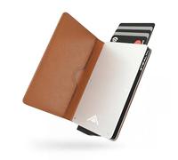 Stealth Wallet - Tan Slim RFID Blocking Pop Up Metal Card Holder for Men