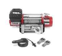 Stealth Winches Stealth V2 13500lb 12v Wireless Recovery Budget Electric Winch High-Power Motor, Full Steel Gearing, Heavy Duty Sealed Solenoid, 2 Wireless Remotes, User-Friendly Steel Rope
