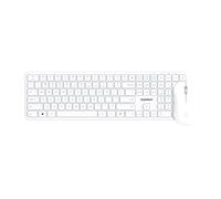 Stealth Wireless Mouse & Keyboard - Whit
