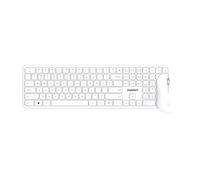 Stealth Wireless Mouse & Keyboard - Whit
