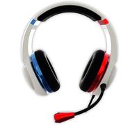 Stealth XP-Match Your Set-Up Red and Blue Neon Wired Over Ear Gaming Headset with Mic