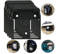 StealthMounts 5X Makita 18V Battery Mount Shelf Wall Belt Makpac Black Bl1850 Bl1840 Bl1830