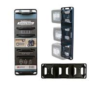 StealthMounts Battery Holder Board | Tool Organiser for Cordless Power Tool Batteries | Perfect for Transport and Storage (Makita 18V Board)