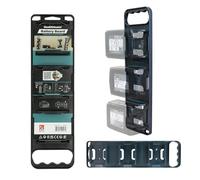 StealthMounts Battery Holder Board with Handle compatible with Makita LXT | Tool Organiser, | Battery Holder | Perfect for Transport and Storage | Made in the UK