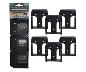 StealthMounts Battery Holders compatible with Makita XGT 40v | Cordless Battery Mount for 40v Power Tools | 6 Pack | Workshop Organizers | Made in the UK