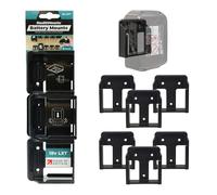 StealthMounts Battery Mounts for Makita 18v LXT (Black) - 6 pack
