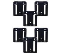 StealthMounts Battery Mounts for Worx 18v | Cordless Battery Holders for Worx 18v Power Tools | 6 Pack | Black Battery Organisers