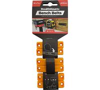 StealthMounts Bench Belt - Universal Tool Holder | Tool Holster Set - 6 Pack | Perfect Tool Hanger Storage Dock for Power Tools, Tape Measures and Belt Clips (Yellow)