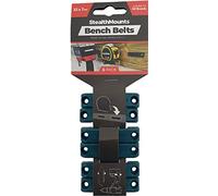 StealthMounts Bench Belt - Universal Tool Holder | Tool Holster Set - 6 Pack | Perfect Tool Hanger Storage Dock for Power Tools, Tape Measures and Belt Clips (Blue)