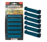 StealthMounts Bench Belt XL - Universal Tool Holder | Blue ABS Plastic Tool Hanger Dock for Power Tools, Tape Measures & Belt Clips