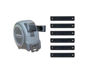 StealthMounts Black Bench Belt XL - Universal Tool Holder | Bench Belt Extra Large | Perfect Tool Hanger for Power Tools, Tape Measures and Belt Clips (6 Pack)