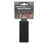 StealthMounts Black Tool Mount Spacer 12mm | 6 Pack | Compatible with StealthMounts Tool Mounts
