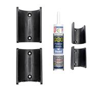 StealthMounts Caulk Tube Holder - 4 Pack | Caulk Tube Storage Rack Mount for Silicone/Mastic/Adhesive Tubes | Caulk Holder | Grease Tube Holder | Caulk Storage | Caulk Tube Storage | Made in The UK