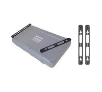 StealthMounts Double Charger Mount Compatible with Makita DC18RD - 1 Pack Wall Mount Charger Holders & Workshop Organiser Brackets for Power Tool Chargers