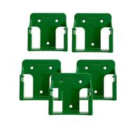 StealthMounts Green Battery Mounts | Cordless Battery Holders Compatible with Hikoki/Metabo HTP/Hitachi 18v Power Tools | 5 Pack | Made in UK