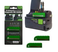 StealthMounts Green Festool Magnetic Bit Holder | Drill Bit Organiser | Perfect Bit Holder for Festool Drills and Impacts (2 Pack)