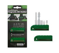 StealthMounts Green Magnetic Bit Holder Compatible with Metabo HPT/Hitachi/Hikoki 18v & 36v | Drill Bit Organiser | Perfect Bit Holder Drills and Impacts (2 Pack)