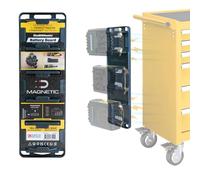 StealthMounts Magnetic Battery Holder Compatible with DeWalt 20/60V Batteries | Magnetic Battery Board | Made in The UK