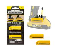 StealthMounts Magnetic Bit Holder Compatible with DeWalt Drills, 2 Pack | Magnetic on-tool bit holder compatible with DeWalt drills and impact drivers for convenient bit and screw storage.