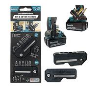 StealthMounts Makita 45° & 90° Black Magnetic Bit Holder | Drill Bit Organiser | Perfect Bit Holder for Makita Drills and Impacts (2 Pack)