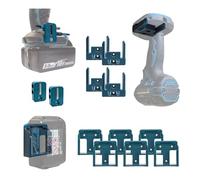 StealthMounts Storage Bundle Compatible with Makita 18v LXT | in attery Mounts (6 Pack) + Tool Holders (4 Pack) + Stubby Bit Holders (2 Pack) | Workshop & Garage Organisation Kit | Made in UK
