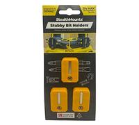 StealthMounts Stubby Magnetic Bit Holder Compatible with DeWalt - 3 Pack | Drill Bit Organizer | Compact Bit Holder for Drill | Impact Driver Bit Holder | Bit Holder for Impact Driver
