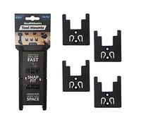 Stealth Mounts 4 Pack Tool Mounts for Bosch 18V Pro Blue Tools Black
