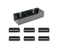 Stealthmounts Wall Hive System Triple Holder | 6 Pack | Mounts for Tools Storage | Made in The UK