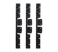 StealthMounts Wall Mounts Compatible with DeWalt TSTAK - 3 Pack Mounting Brackets for Tool Box Storage, Garage & Workshop Organisation (Black