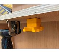 StealthMounts Yellow Tool Mount Spacer 12mm | 6 Pack | Compatible with StealthMonts Tool Mounts