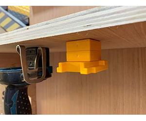 StealthMounts Yellow Tool Mount Spacer 12mm | 6 Pack | Compatible with StealthMonts Tool Mounts