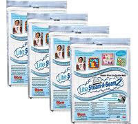 Steam-A-Seam 2 Double Stick Fusible Web-9"X12", 5 Sheets (5517), Set of 4