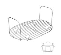 Steam and Roasting Rack for Ninja Foodi Possible Cooker Pro 8.5 Qt MC1000 MC1001 MC1010 Series, Stainless Steel Grill Steamer Stand for Ninja Foodi Air Fryer Multicooker Kitchen Product Accessories