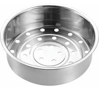 Steam Basket Dumplings Food Steamer Seafood Insert Vegetables Steaming Stand Rack Stainless Steel Veggie Steamer for Vegetables, Seafood(21x21cm)