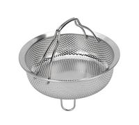 Steam Basket with Foldable Handle for Rice Cooker - Sturdy Stainless Steel Steaming Insert for Vegetables Seafood Dumplings Eggs Reheating (S)