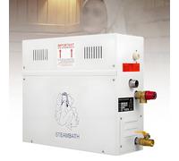 Steam Bath Generator Kit 3kW-18kW, Digital Display Controller 25-55℃, Self-Cleaning Auto Drain, Suitable for Shower Enclosures, Spa Rooms, Turkish Baths