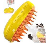 Steam Brush for Cats and Dogs, 3 in 1 Cat Brush, Steam Brush for Dogs, Self-Cleaning Steam Brush, Steamy Cat Brush for Dogs and Cats Eliminate Unnecessary Dead Hair