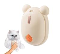 Steam Brush For Dogs,Double Combs Steam Rechargeable Grooming Comb - Smart Massage Electric Portable Shedding Tool Anti Static Long Haired Pet Vet