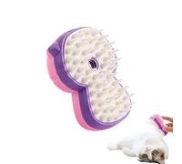 Steam Brush for Dogs Gentle Pet Hair Removal Spray Comb