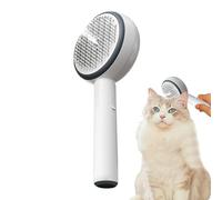 Steam Brush for Dogs | Rechargeable Self-Cleaning Cat Brush for Shedding - Portable Grooming Tool for Long Short Hair Puppy Kitten Animals