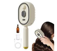 Steam Brush for Hair Anti-Static Rechargeable Red Light Air Cushion Combe