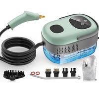 Steam Cleaner, 10s Heat-Up, 6-Level Adjustable, 1.69qt. Tank, 2500W Natural Portable Handheld Steamer for Cleaning with Touch Screen for Home, Car, Tile, Grout, Windows, Bathrooms, Kitchens and Fabric