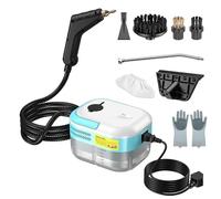 Steam Cleaner,2500W Steam Cleaners Handheld with 1200ML Water Tank,Portable High Pressure Steamer Cleaning Machine with 9 Accessories,Steam Cleaning for Sofa, Kitchen, Car, Curtains, Carpets, Window