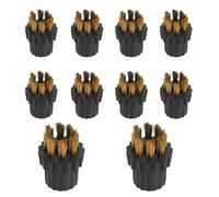 Steam Cleaner Brush Head Attachments, 10Pcs Nylon/Copper/Stainless Steel Steamer Brushes Heads for Kitchen Bathroom Hotel Laundry