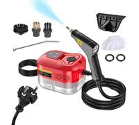 Steam Cleaner for Cleaning - Powerful Handheld Device with 8 Accessories | Heavy Duty Kitchen Steam Cleaner for Furniture, Windows, Floors, Car Detailing, Commercial Kitchen and Bathroom