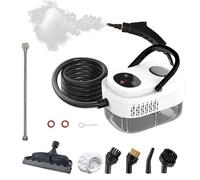 Steam Cleaner Handheld, 15s Heat-Up High Pressure Portable Steamer for Home, 1000ML Tank 6-Level Adjustable 105°C Deep Cleaning for Sofa Car Kitchen Window Floor Upholstery, 10+ Accessories Kit