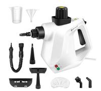 Steam Cleaner Handheld, Comes with 9-Piece Accessories for Multi-Surface Stain Removal, High Temperature Portable Steam Cleaner for Carpet, Toilet, Floor, Oven, Bathroom and Windows, White