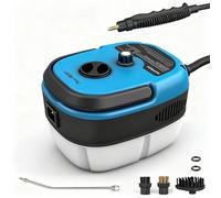 Steam Cleaner, Handheld Steamer for Cleaning, Handheld Steam Cleaner for Home, 6-Garde Adjustable Handle, Car Detailing Steamer, Portable Steam Cleaning Machine for Window, Kitchen, Tile, Floor, Blue